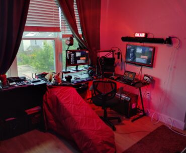 "Before" picture of my Battlestation. About to undergo a complete makeover/remodel. I would like for it to look more like the "perfect" battlestations I see in here. Mine seems to stay a little messy all the time because, well, you know, I use it all the time. Want to at least open it up some.