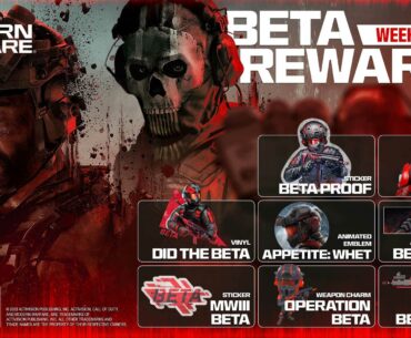 Rewards for MW3 Beta