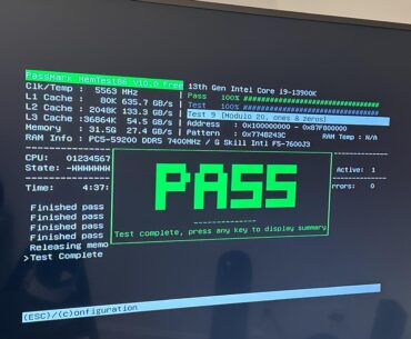 I913900k, Asus ROG strix z790-F / G-Skill 7600. So I passed Memtest86 at 7400 with the newest bios update. I will test with a different software now.