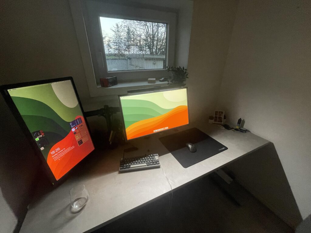 What my setup is going to look like for the next few months