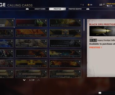 I got a prestige key but can't spent it so some of you know why?