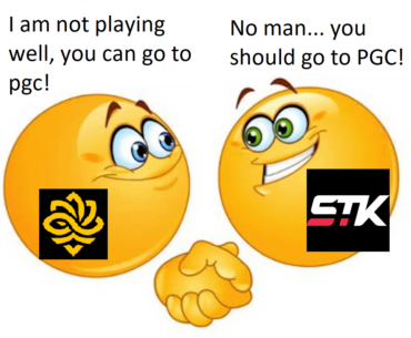 Last day of LGC and STK fighting for a pgc spot in a nutshell (you could also add Falcons to the conversation lol)