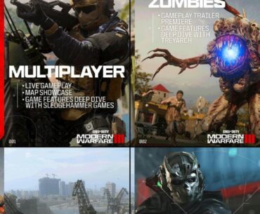 Live Gameplay Being Shown For Everything Except Zombies?? I hope it's not a Vanguard Zombies situation...