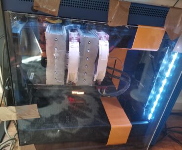 A poor man's setup lmfao (it was all for free)