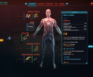 Combining 'Reinforced Tendons' (Leg Cyberware) and Air Dash (perk) gives you insane movement...