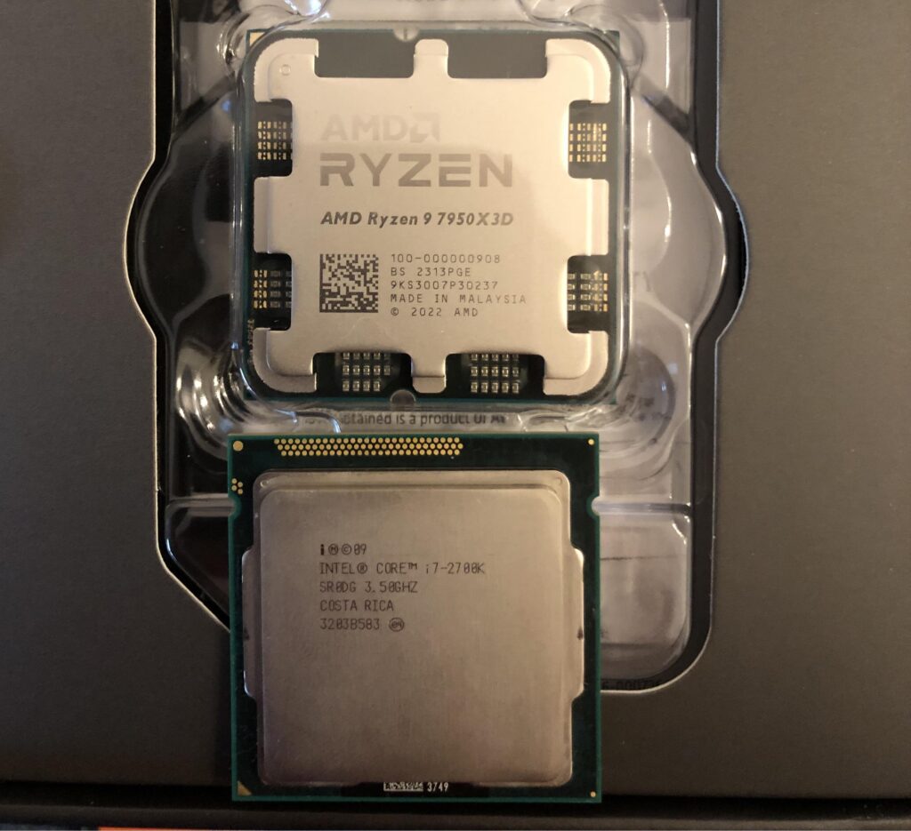 Little boy can now finally rest. i7 2700k -> 7950X3D