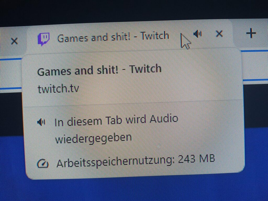 FYI hovering the cursor over a chrome tab shows its RAM usage