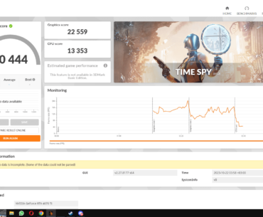 4070Ti Stock - 7800x3d --- 3DMark Time Spy