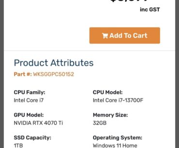 Pre built pc