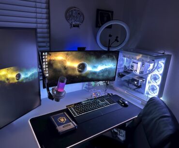 Ascension! Went from a single monitor, crap 8yr old Costco Pc to this! My first real battle station!