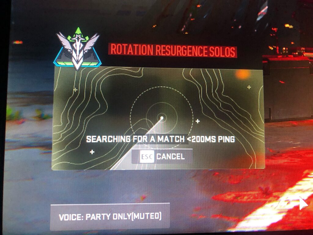 Searching for a match stuck!