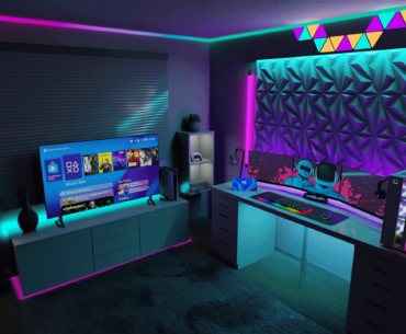 3d model of my small gaming room
