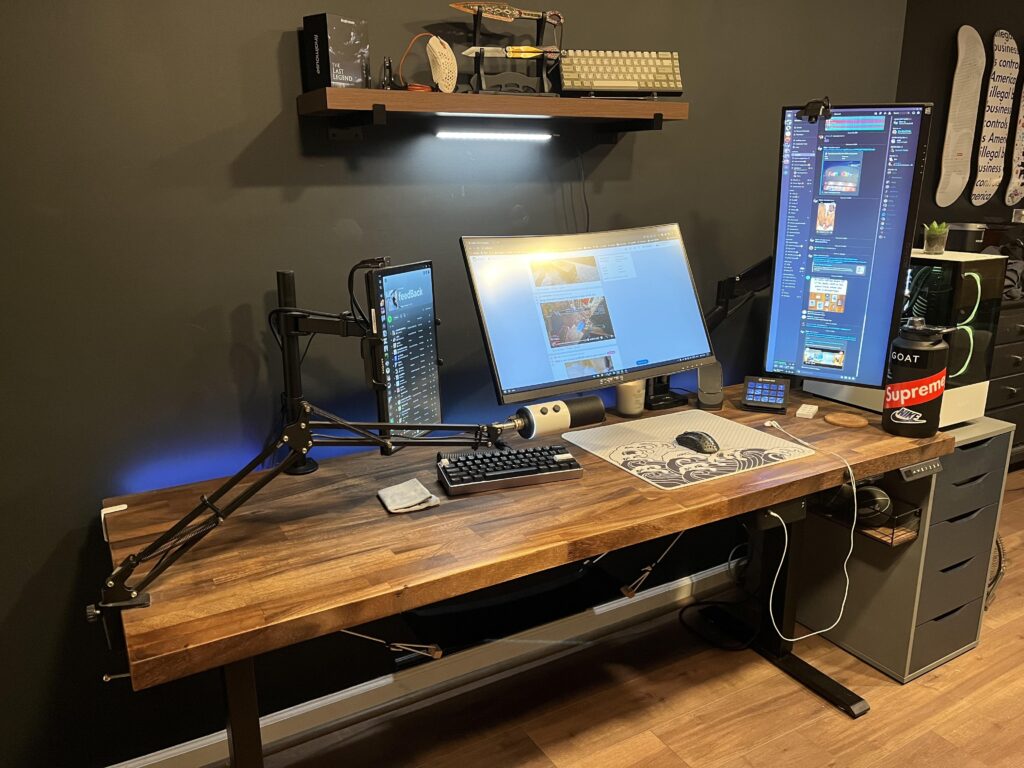 Latest iteration of my setup… Latest iteration of my setup…