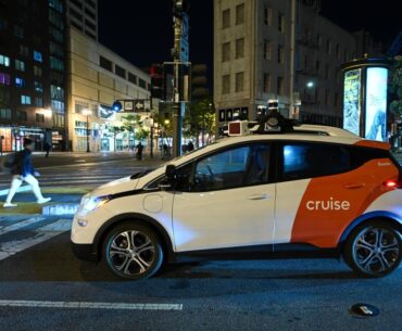 A pedestrian was pinned under a Cruise robotaxi after another car’s hit-and-run
