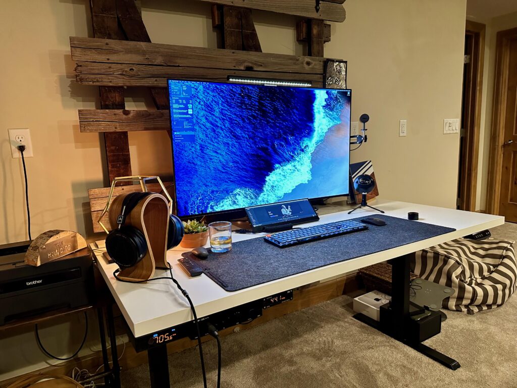 My work/play from home setup
