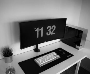 Next month I'll be building an all black & white battlestation, I like something similar to this one so far but any and all ideas and suggestions are welcomed!