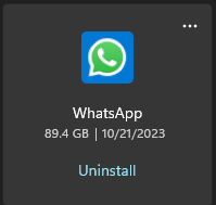 WhatsApp is taking up how much storage??! Is that a bug?