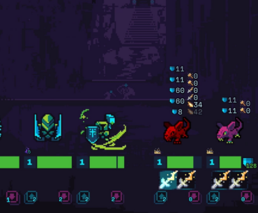 I'm a solo dev working on a cyberpunk auto-battler game. I'm throwing a dash of lovecraftian aesthetics in as well. What do you all think of this early version?