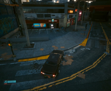 So that's what happens, if you park nicely in night city....