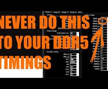 AMD ryzen DDR5 timings for 6000 CL28