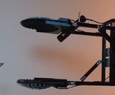 A device that levitates small objects by using high-frequency sound waves, a system called LeviPrint.