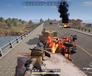 Gotta love pubg physics (and the pump shotty, my all time fav❤️)