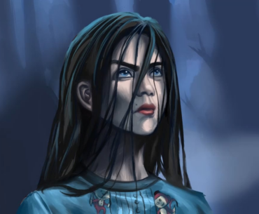 Drew Samantha Maxis from the tag der toten ending cutscene. Always loved this artstyle.