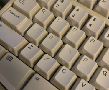 What two decades of sweaty gaming will do to a keyboard…