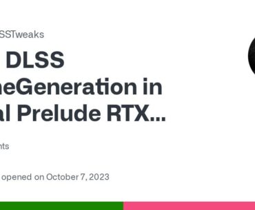 DLSS 3 frame generation working on 20XX and 30XX graphics cards in Portal Prelude RTX