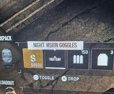 Presumably night map?