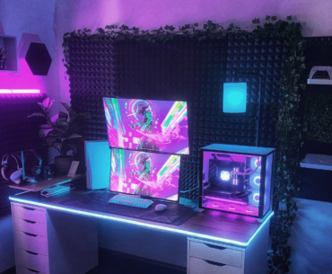 Finally got a new PC in my Cyber Punk Cave