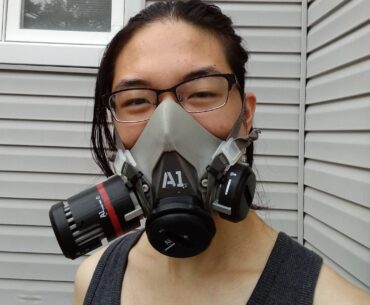 Some people asked to see the mask being worn so here you go