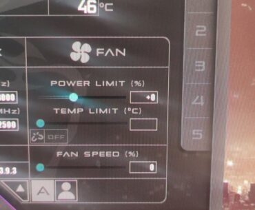 I wanna power limit my 7900xtx to 70% to test something out. In all tutorials this is a slider with 100% but in my msi afterburner version its just -10% or plus 15%
