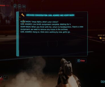 So three NCPD netrunners pulled up to my V and tried to kill her right when I walked out of the apartment. They had this shard on them...