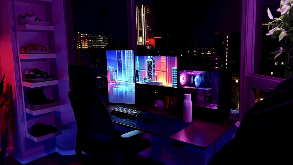 My Downtown Dallas WFH/battlestation