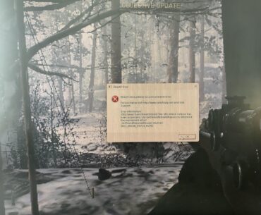 Keeps giving me this error when I start the game