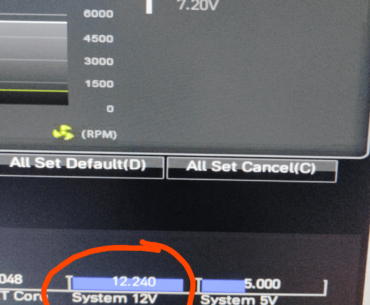 Fan speeds
