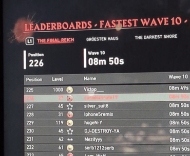 COD WW2 - wave 10 time trial