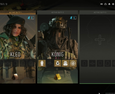 Can't add Horangi in as an Active Duty character in DMZ