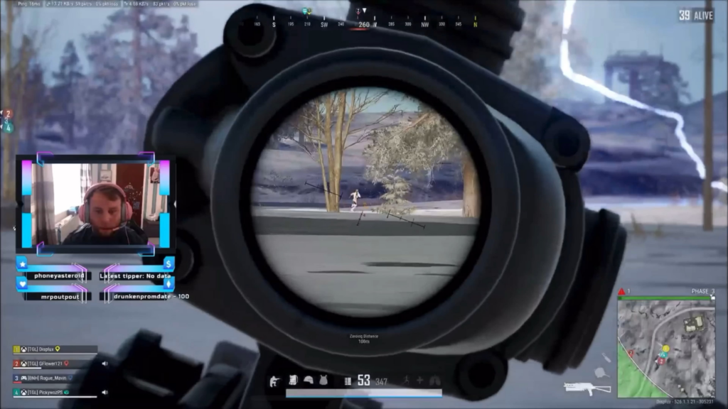 Scoped Bizon, some beams and a nice little end game AK tear up
