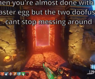 My Friends and I did all the Black ops 3 zombies easter eggs for the first time and this happened in revelations