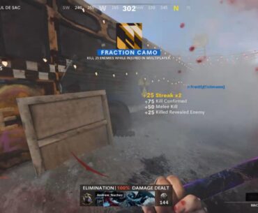 what weapon killed the first enemy in the feed??