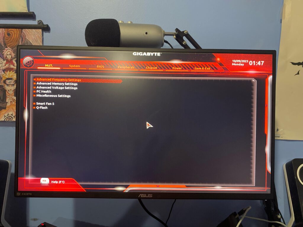 Undervolt on old gigabyte ab350 help?