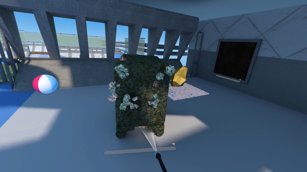 Under Pressure, my free VR power washing physics game, is now available on SteamVR. What do you think?
