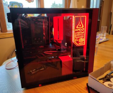 Helped my brother put together his first (budget) gaming PC, it turned out great!