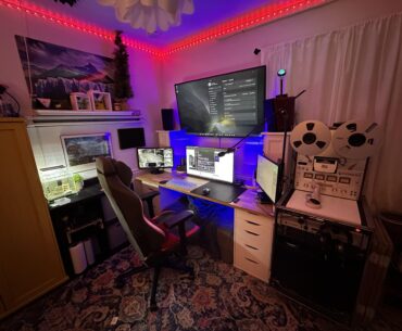 Gaming, music, and relaxing