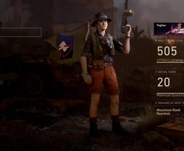 Managed to hit max social rank level 1-20 fully in 2023.