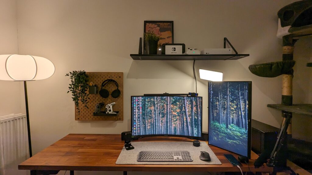 Shelf too high and any ideas to cable manage from the self?