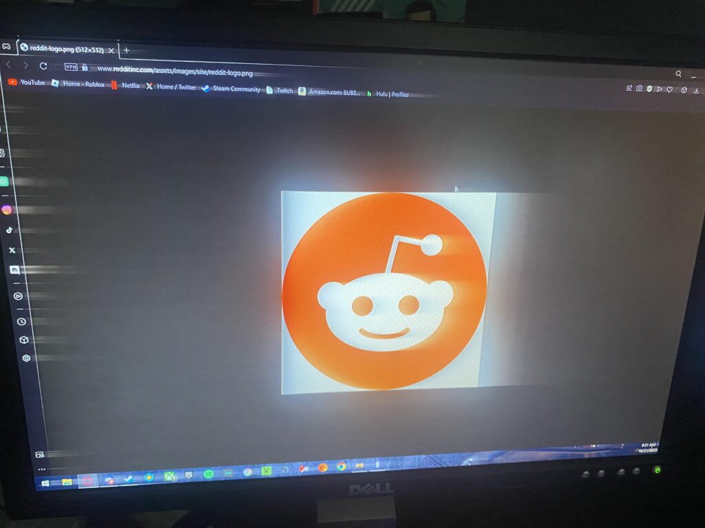 Why does my monitor have these lines this is my second day with it after picking it up for a cheap price. Yesterday there were no lines like this on the monitor all I did was leave it in sleep mode overnight. (DELL E207WFP)