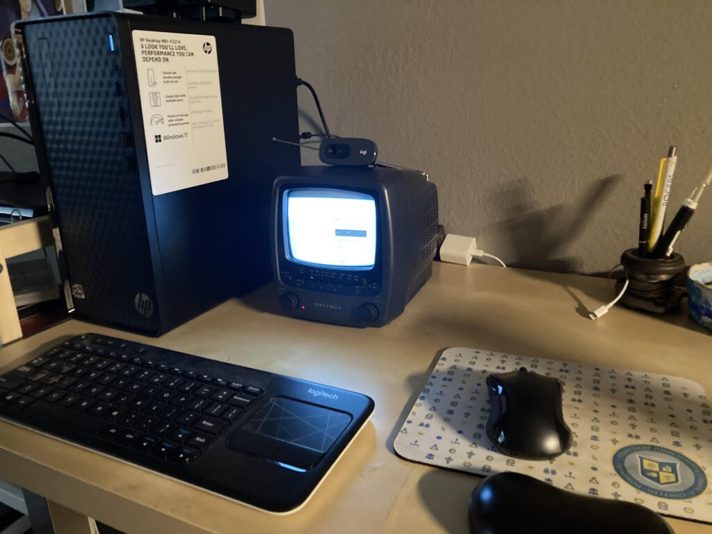 New PC! Monitor is a few years old idk I got it used